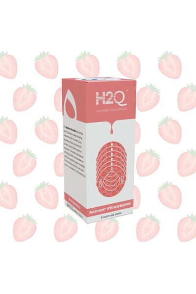 H2Q Flavor Scented Pods, 6-Pack, Refill Pods for Water Bottles, Sugar-Free, 0 Calorie, Air-Scent Hydration, Compatible with all Bottle Types, for Kids & Adults