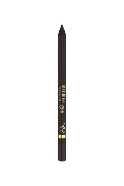 Golden Rose Tattoo Gel Eyepencil - 102 Dark Brown - Long-Lasting Gel Eyeliner