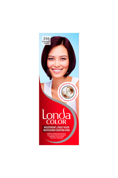 Londa Color, hair dye, purple shade, no. 3/66