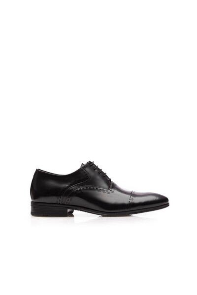 UrbanShoes Pantofi eleganti barbati din piele naturala, Leofex - 748 Negru fl...