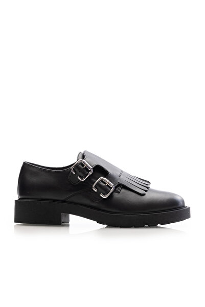 UrbanShoes Pantofi casual damă din piele naturală,Leofex - 371 Negru Box
