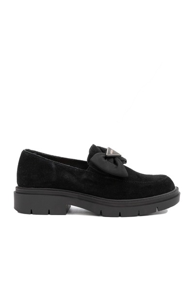 UrbanShoes Pantofi casual damă din piele naturală, Karisma - 4426 Negru velur