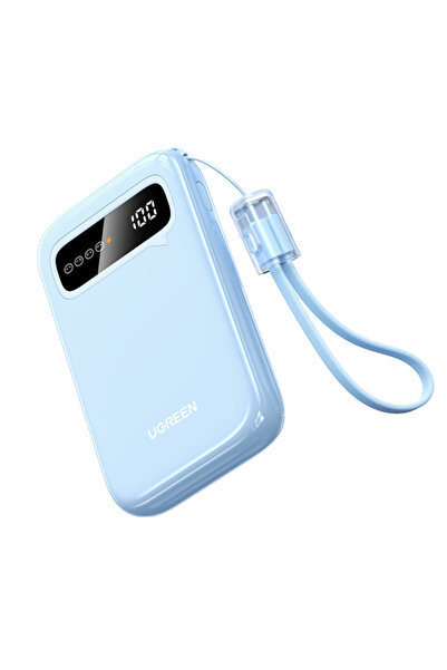 Ugreen - Power Bank PB522 (45423) - with Digital Display, USB, Type-C, 10000m...