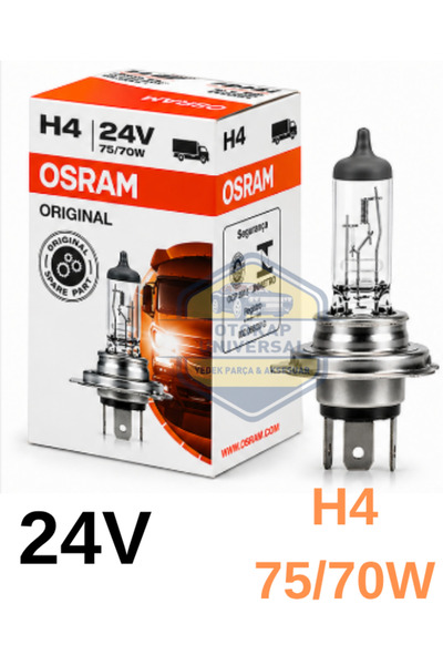 Osram H4 Halojen Ampul 24V 75/70W (1 Adet)