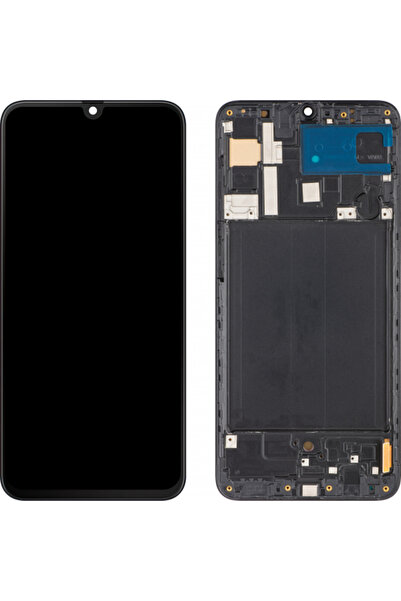 Stef's Cat Οθόνη αφής MP συμβατή με Samsung Galaxy A70 A705, με πλαίσιο, Έκδο...