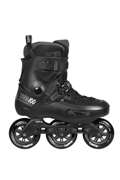 Powerslide ZOOM PRO ΠΑΤΙΝΕΣ INLINE - ΜΑΥΡΟ 100