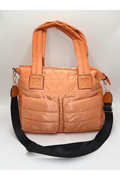 FEMME Γυναικεία φουσκωτή υφασμάτινη τσάντα ώμου και χειρός Tori με ρυθμιζόμεν...