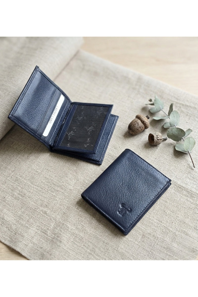 PASSTELL 100% Genuine Leather Medium Size Vertical Model Men's Wallet with Co...