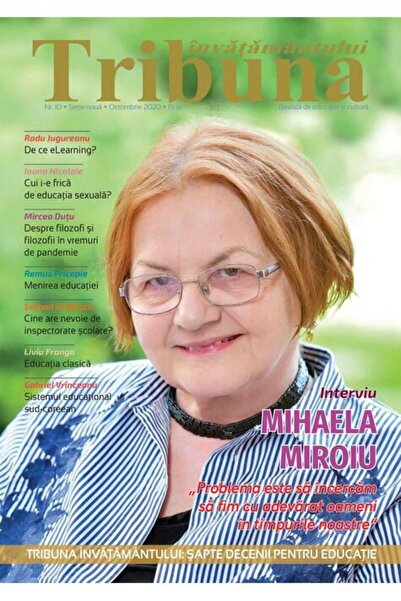Editura Art Tribuna Învățământului. Revista de educație și cultură Nr. 10