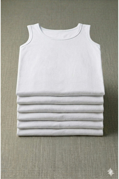 İlke 1610 Men's 6-Pack Lycra Cotton Undershirts - White, Black, and Skin Colo...