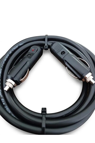 Geseus Araç Çakmaklık Uzatma Kablosu Erkek+Erkek 12-24 Volt 16 Amper 2 X1 mm ...