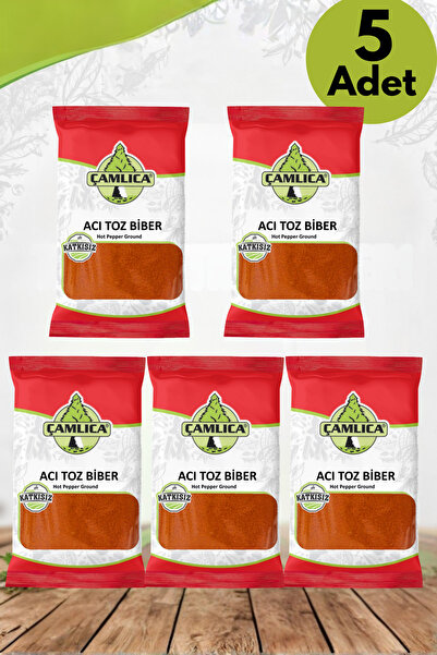 Çamlıca Baharat Acı Toz Biber 5 Adet 50 Gr.