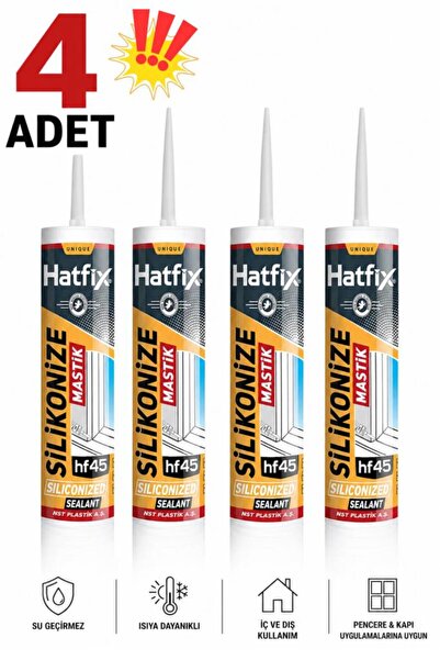 Renkli Duvarlar 4 ADET Silikonize Mastik 450 gr Genel Kullanım Strafor Duvar ...