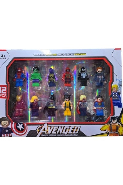 Toys Set mini figurine super eroi