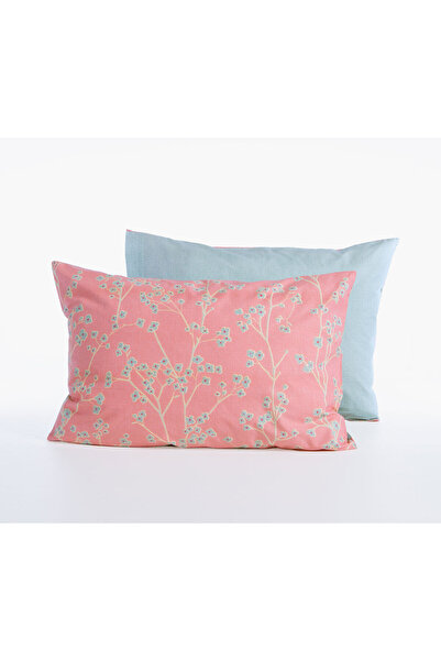 CosyLife Μαξιλαροθήκη Bamb.floriva 52x72 nef-nef Home Wear Κοραλί 52x72