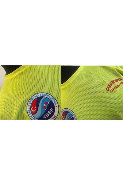 MARTEN CANKURTARAN LIFEGUARD TSSF LOGOLU HIZLI KURUYAN FİLE (DRY TOUCH) UNISEX O YAKA TİŞÖRT VE DÜDÜK SET