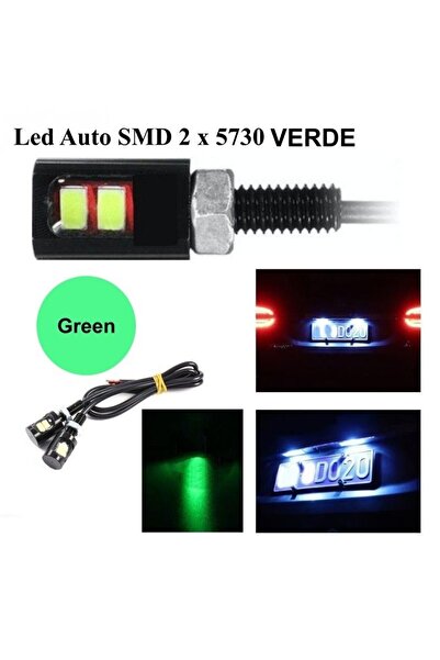 Stef's Cat LED Auto 12mm / 12V / VERDE, 2 buc/set, Stef's Cat