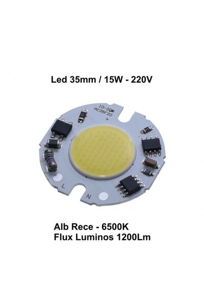 Stef's Cat LED COB 35mm, Putere 15W-220V