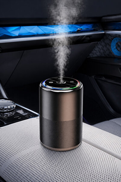 EXENAR RGB Otomatik Buharlı Araç Parfümü Aromalı Koku Difüzörü Şarjlı 1000mAh Buharlı Hava Nemlendirme