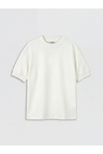 LC Waikiki Crew Neck Boys' Thick Basic T-Shirt