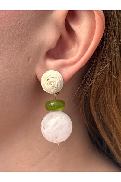 Charmist Bone Straw Earrings