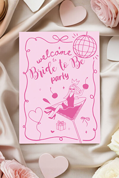 Pankart Evi Bekarlığa Veda Partisi Masa Kartı 9 Adet Bride To Be Sunum Yemek ...