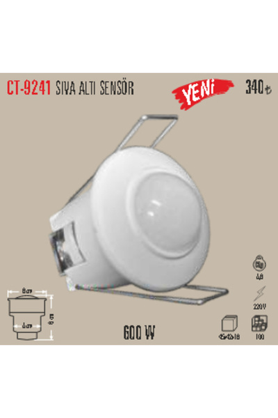 Cata CT-9241 Sıva Altı Sensör