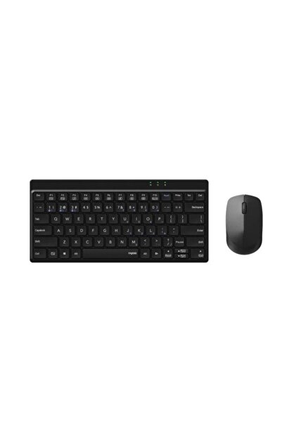 8000GT Kablosuz Siyah Klavye - Mouse Set (13385)
