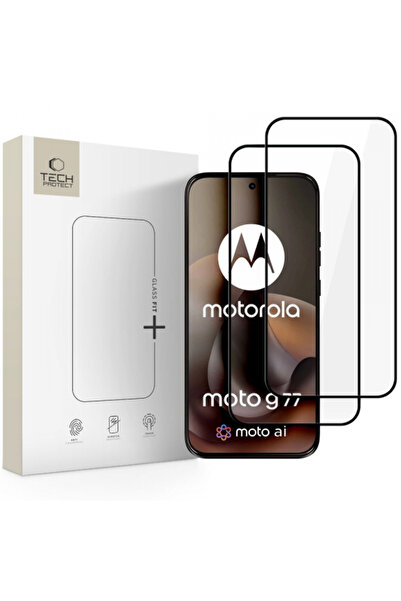 Tech-Protect FIT+ Προστατευτικό Οθόνης για Motorola Moto G77 / G67, Σκληρυμέν...