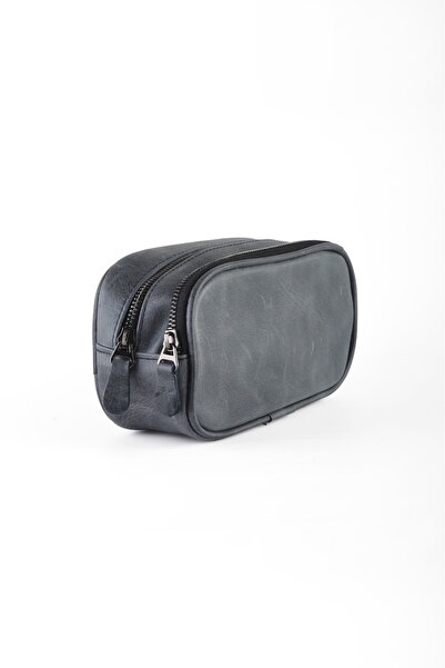 Latife Luxury Genuine Calfskin Crazy Vintage Men's Handbag and Shaving Bag - ...