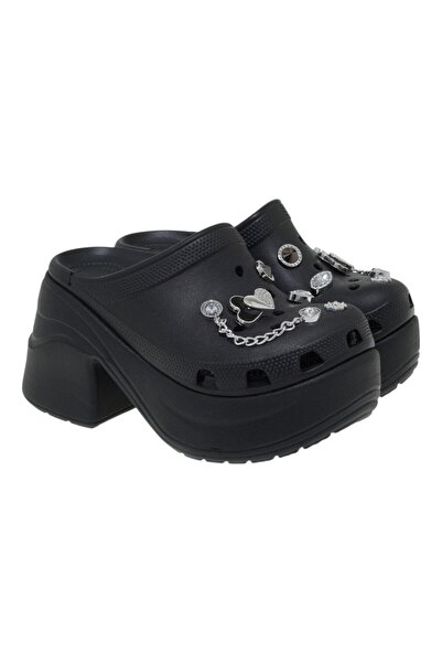 Exe Shoes Γυναιεία Παπούτσια Παντόφλες Σαμπό 700-082 Mαύρο U47000825001