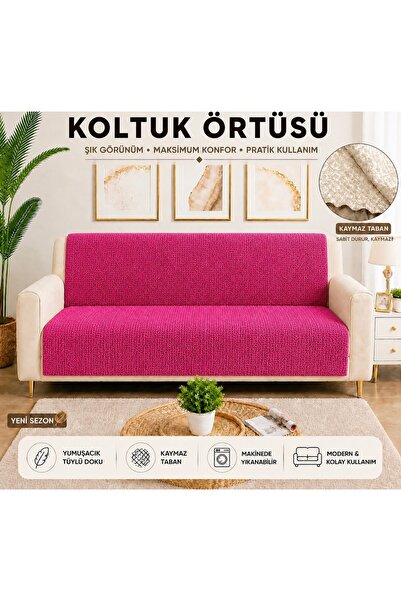 Moda miranda Kaymaz Koltuk Örtüsü – Yıkanabilir, Modern & Şık Tasarım