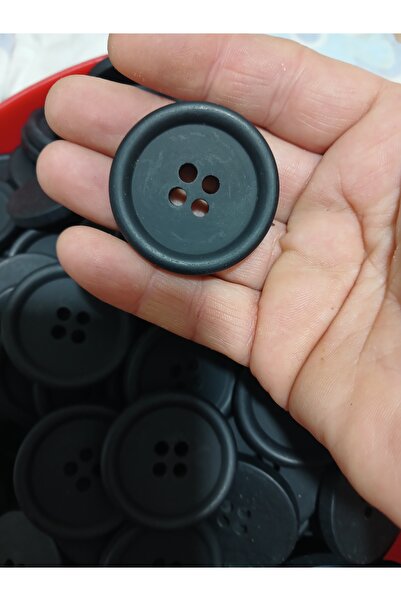 karasu spot Düğme 4 cm 10 adet siyah resimde ton farkı vardır trençkot pardes...