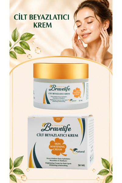 Bravelife Aydınlatıcı Eşitleyici Nemlendirici A-B5-E Vitamin Arbutin Pantheno...