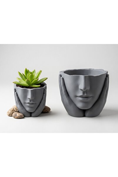 HibraPrint Modern Dekoratif Saksı