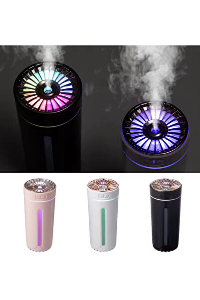 Sensoria Oto Koku Makinesi Araç Ultrasonik Hava Nemlendirici Aroma Difizörü Humidifier Şarjlı Buhardanlık Led Işıklı Şarjlı