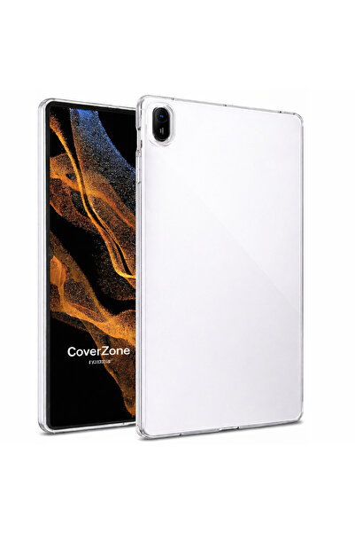 Coverzone Huawei Matepad 11.5 İnç İle Uyumlu Kılıf Kamera Şeffaf Silikon Tabl...