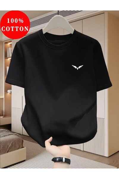 ELAN WEAR Printed Oversize Women'S/Men's Unisex White Tshirt Cotton 1St Class...