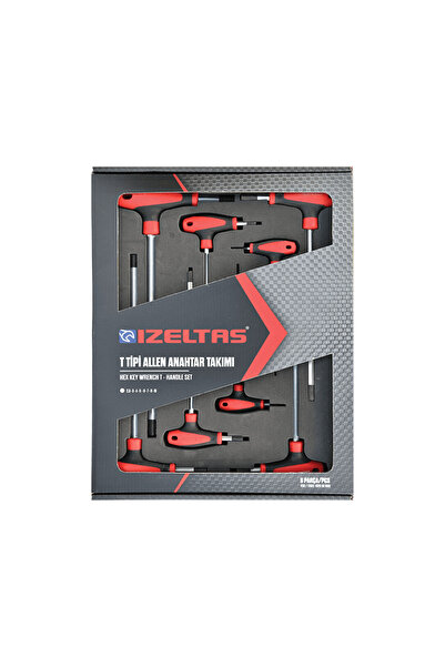 İzeltaş T Type Allen Wrench Set 8 Pieces