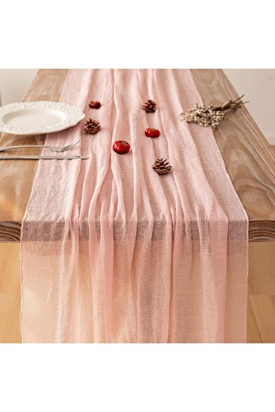Generic Keketo Cheesecloth Rustic Gauze Table Runner, 3m for Weddings, Baby S...