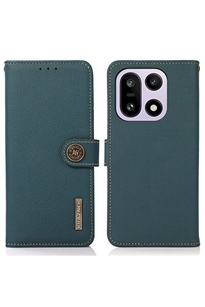 KHAZNEH Δερμάτινη Θήκη Πορτοφόλι Green (OnePlus 15 5G)