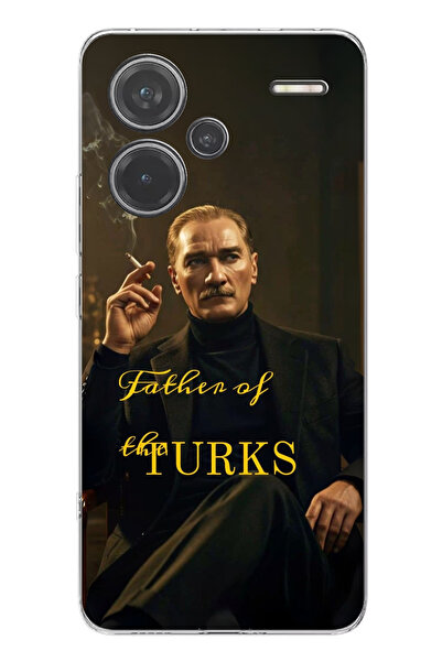 TechTree Redmi Note 13 PRO PLUS Uyumlu Atatürk Father of the Turks Baskılı Si...