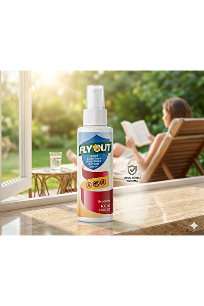 Bio Fly Out Repellent 100 ml Kene, Sivrisinek ve Karasinek Kovucu Losyon - Uz...