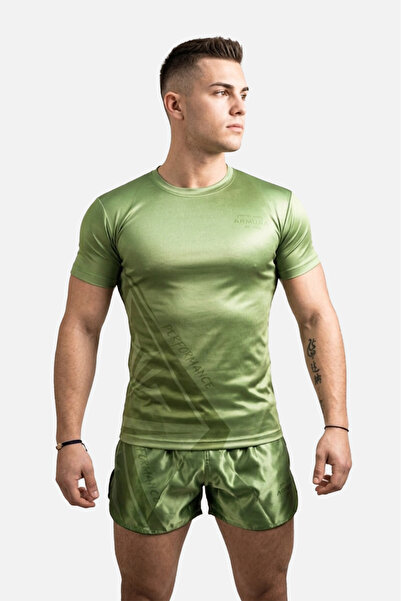 ARMURA Tricou verde de performanță pentru seniori