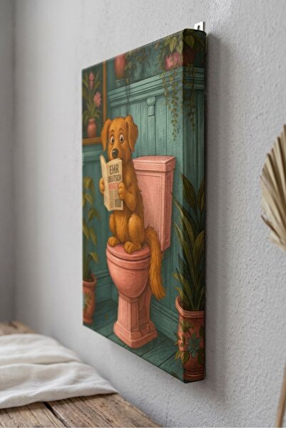 Harika bir ev BANYO VE MUTFAK İÇİN KANVAS TABLO HAYVAN DESENLİ MODERN TASARIM...