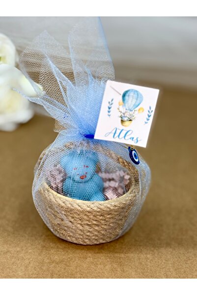 OLLA CANDLE AND DECOR 15 Adet Kişiye Özel Ayıcıklı Mum Hediyelik | Tüllü & Et...