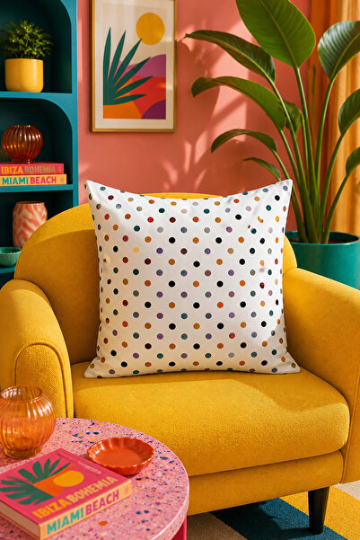 Bertille Home Pop Art Serisi Çift Tarafı Dijital Baskılı Kırlent Kılıfı