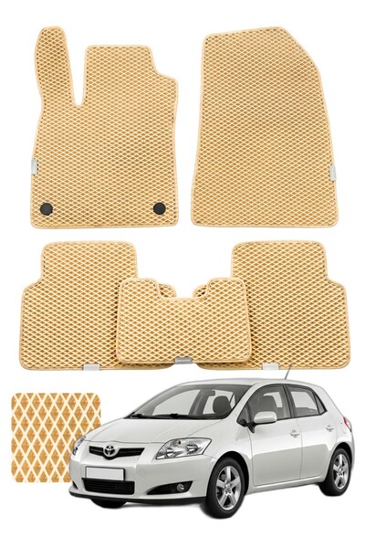 Evanotion Toyota Auris 2006-2012 Özelleştirilebilir Premium Eva Paspas Seti T...
