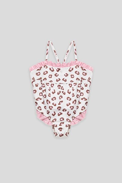 GB Baby Bg Store Baby Girl Patterned Swimsuit