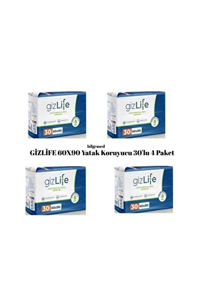 GIZLIFE Yatak Koruyucu Örtü 60x90 cm – 120 Adet